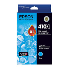 Epson 410XL Cyan High Yield Ink Cartridge Image