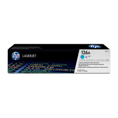HP 126A Cyan Toner Image