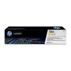 HP 126A Yellow Toner Image