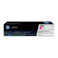 HP 126A Magenta Toner Image