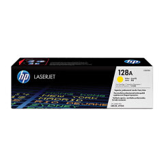 HP 128A Yellow Toner Image