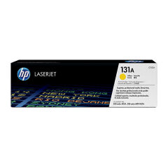 HP 131A Yellow Toner Image