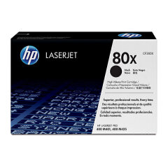 HP 80X Black High Yield Toner Image