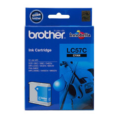 Brother LC57C Cyan Ink Cartridge Image