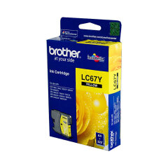Brother LC67Y Yellow Ink Cartridge Image