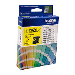 Brother LC135XLY Yellow High Yield Ink Cartridge Image