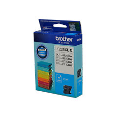Brother LC235XLC Cyan High Yield Ink Cartridge Image